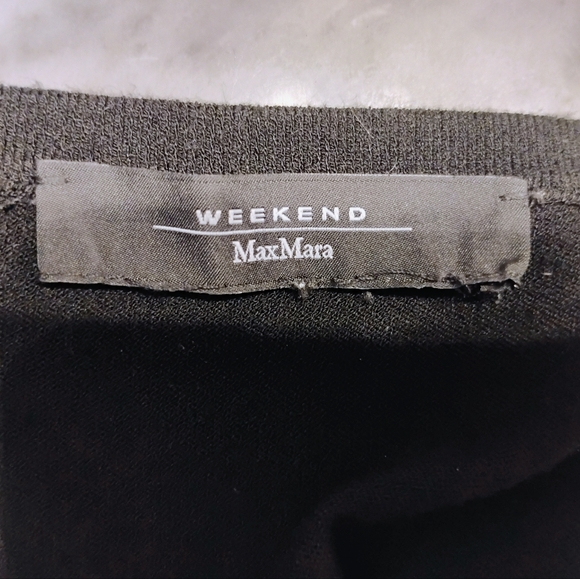 Women's Max Mara Weekend Black Maxi Dress Sleeveless Scoop neckline Medium - Picture 5 of 5